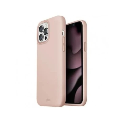 Afbeelding van UNIQ Lino hoesje iPhone 13 Pro / 6.1 roze/blush roze