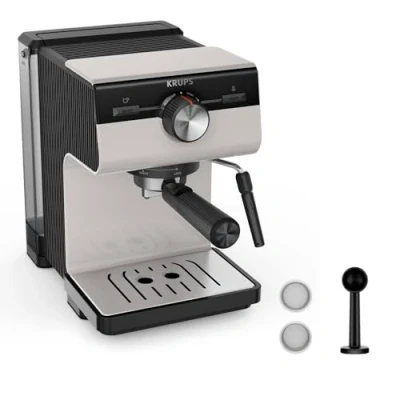 Afbeelding van Krups Authentic C40 XP381B Pistonmachine met Melkopschuimer