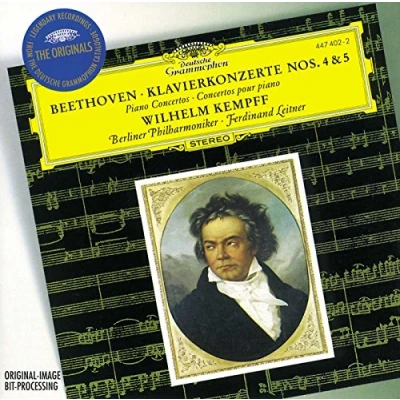Afbeelding van Wilhelm Kempff, Berliner Philharmoniker, Ferdinand Leitner Beethoven: Piano Concertos Nos.4 &amp; 5 (CD)