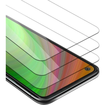 Afbeelding van Cadorabo 3x Screenprotector geschikt voor Motorola ONE VISION Beschermende Pantser Film in KRISTALHELDER Getemperd (Tempered) Display beschermend glas 9H hardheid met 3D Touch