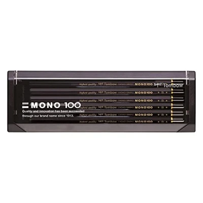 Afbeelding van TOMBOW Grafietstiften, hoogwaardig, mono, 100 B, 6 stuks