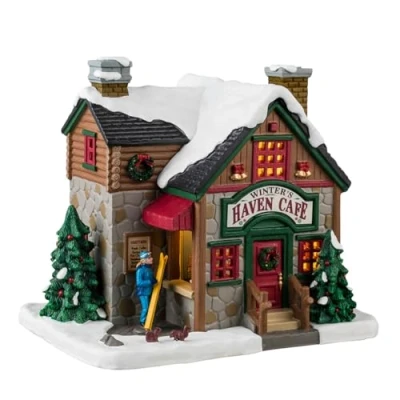 Afbeelding van Lemax winter&#039;s haven café Vail Village 2024