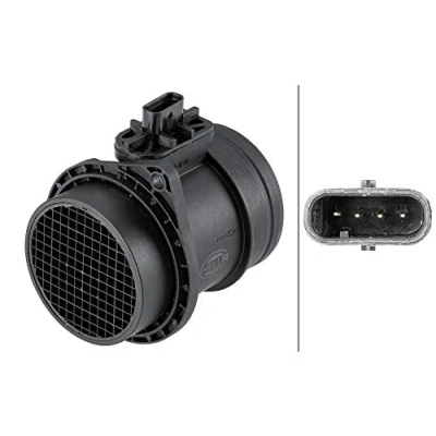 Afbeelding van HELLA 8ET 358 095 251 Luchtmassameter Zonder pakking MINI: Hatchback, Roadster, Clubman, PEUGEOT: 308 II Hatchback