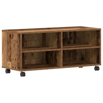 Afbeelding van vidaXL TV Kast Oude hout Bewerkt Middelgroot Stand Rechthoekig