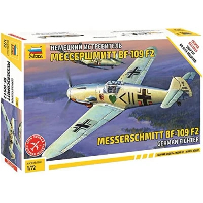 Afbeelding van Zvezda Messerschmitt B 109 F2 (Zve7302) modelbouwsets, hobbybouwspeelgoed voor kinderen, modelverf en accessoires