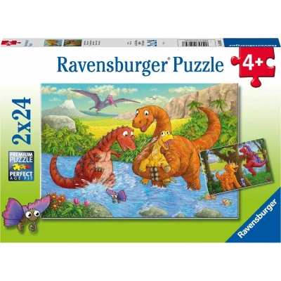 Afbeelding van Ravensburger Spelende dino&#039;s in de kleur Multicolor