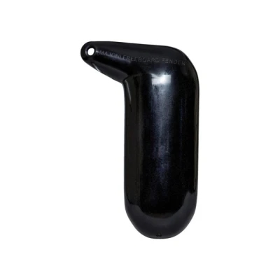 Afbeelding van Stootwil hoek 1 zwart 15x32cm