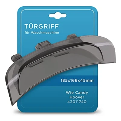 Afbeelding van vervangende deurgreep voor Candy Hoover 43011740 raamgreep handgreep wasmachine CSW586DS C1472D3S CSW485DS47
