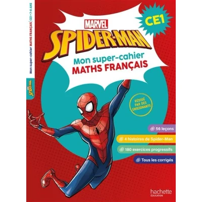 Image de Disney Marvel Spider Man Mon super cahier Maths Français CE1