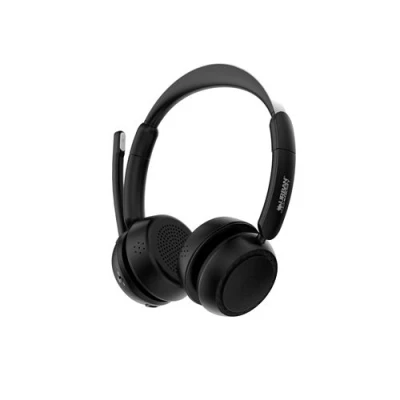 Image de Micro Casque sans fil Urban Factory Movee Max Bluetooth avec réduction active du bruit Noir