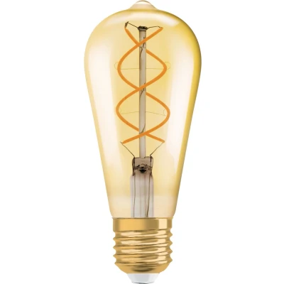Afbeelding van Ledvance Vintage 1906 LED E27 Peer Goud 4W 300lm 820 Zeer Warm Wit Dimbaar Vervangt 25W