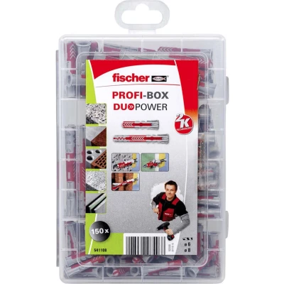 Afbeelding van Fischer Profi Box DuoPower pluggen kort en lang