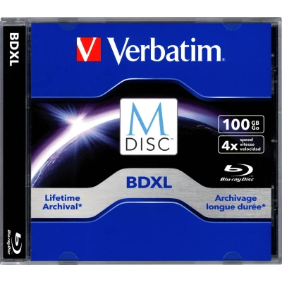 Afbeelding van Verbatim 98912 M Disc Blu ray 100 GB 1 stuk(s) Jewelcase