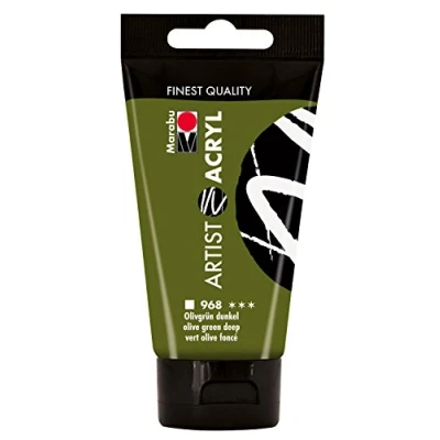 Afbeelding van Marabu 122002968 Artist acryl, 75 ml, donkergroen olijf