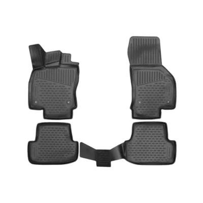 Afbeelding van Element Hoogwaardige 3D rubberen vloermatten voor Volkswagen Golf 8 (VIII) 2019 2024, achterklep, 4 delig