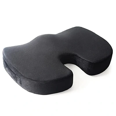 Afbeelding van RICOO Traagschuim Zitkussen Bureau Stoelkussen SK U0120 Autostoel Rolstoel Ergonomische Rugondersteuning
