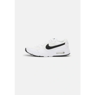 Afbeelding van NIKE Sportswear AIR MAX SC (GS) Sneakers laag voor kinderen, Maat: 39, White/black Leer en textiel