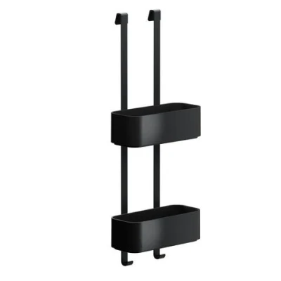 Afbeelding van Geesa frame zwart collection hangend doucherek