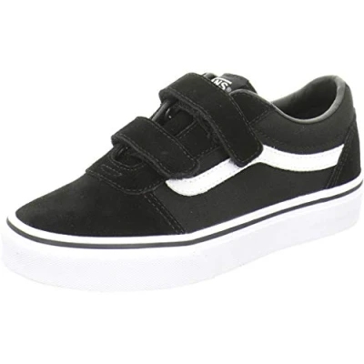 Afbeelding van VANS YT Ward V (SUEDE/CANVAS)BLACK/WHITE Maat 36