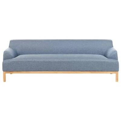 Afbeelding van SOSJO Driezitsbank Blauw Polyester