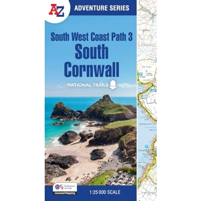 Afbeelding van A Z Adventure Series South West Coast Path 3 Cornwall