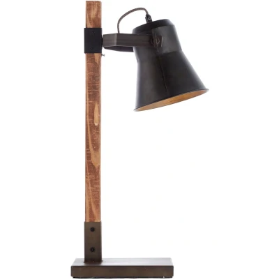 Afbeelding van Brilliant PLOW Tafellamp Bruin;Zwart