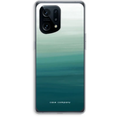 Afbeelding van Case Company® hoesje geschikt voor Oppo Find X5 Ocean Soft Cover Telefoonhoesje Bescherming aan alle Kanten en Schermrand
