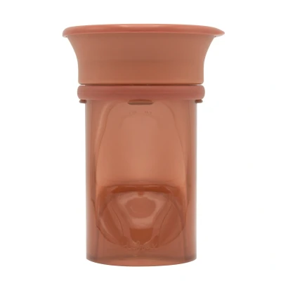 Afbeelding van Difrax Anti lek Beker 360 Roze/Brick