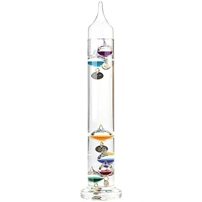Afbeelding van Galileo glazen thermometer model 37 cm [Pearl]
