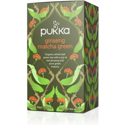 Afbeelding van Pukka Thee Ginseng Matcha Green 20 stuks
