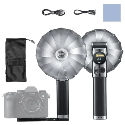 Afbeelding van Godox Lux Master GN25 Retro flitser voor digitale camera met 2,4 G kleurenaanraakpaneel, TTL automatische flits, HSS 460 flitsers reserveflitshouder apparaten