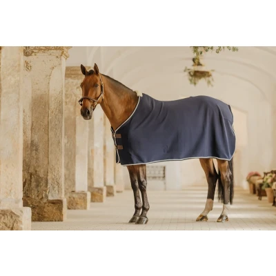 Afbeelding van Kentucky Horsewear Zweetdeken show vegan wool marine 155 6&#039;9
