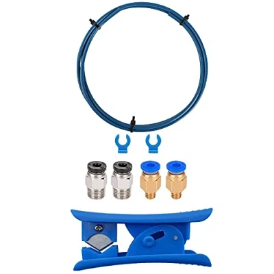 Afbeelding van MMOBIEL 3D Printer Bowden PTFE Buis 1m XS serie 1,75 mm filament Fitting en Cutter
