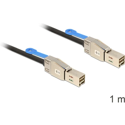 Afbeelding van Delock HDD Aansluitkabel [1x Mini SAS stekker (SFF 8644) 1x 8644)] 1.00 m Zwart