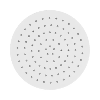 Afbeelding van SB Rubinetterie Regendouche Eco Air waterbesparende hoofddouche 25 cm metaal mat wit 1208946741