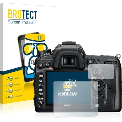 Afbeelding van BROTECT Screenprotector voor Nikon D7000 Folie Beschermfolie Beschermglas transparant