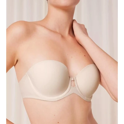 Afbeelding van Triumph PURE Voorgevormde BH, Dames, Maat: 70D, Cameo beige