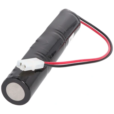 Afbeelding van batterij voor noodlicht NiCd 3.6V 4500mAh L1x3 Mono D met 200 mm kabel aan één zijde vervangt 3.6 V
