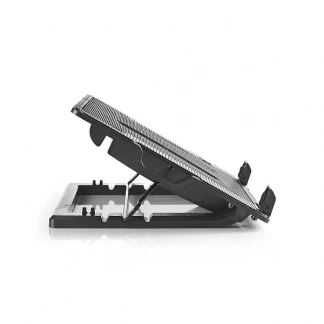 Afbeelding van Laptopstandaard Nedis Tot 18 inch (Koelfunctie, Verstelbaar, USB hub)