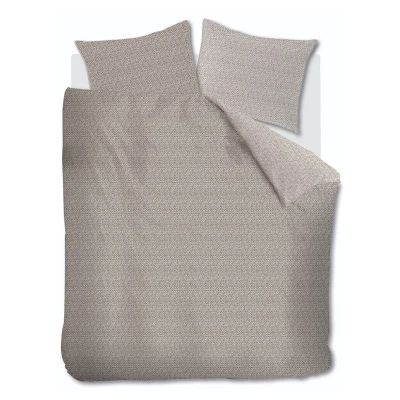 Afbeelding van Riviera Maison Braided dekbedovertrek Tweepersoons 200x200/220 Taupe