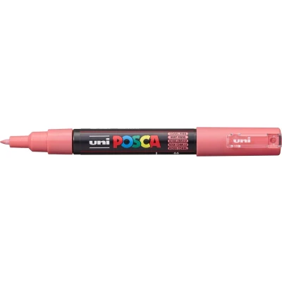 Afbeelding van Uni POSCA paintmarker PC 1MC, 0,7 mm, koraalrood