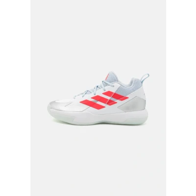 Afbeelding van adidas Performance Cross EM UP Select J Unisex Basketbalschoenen voor kinderen, Maat: 38, Footwear white/halo blue/lucid red Textiel/ synthetisch