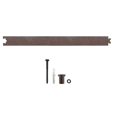 Afbeelding van Intersteel tussenrail 45cm tbv schuifdeursysteem inclusief bevestigingsset antiek