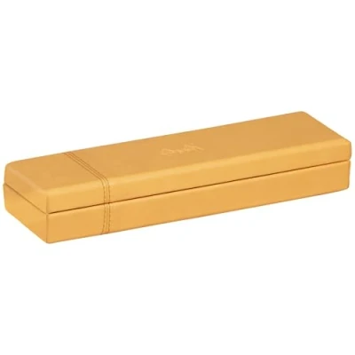 Afbeelding van RHODIA 118870C pennenetui oranje 21 x 5,5 3 cm zadelpen buitenkant kunstleer collectie Home Office Rama kantoororganisatie en opslag design