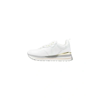 Afbeelding van Slip On Sporty Faux Leather Sneakers Wo White