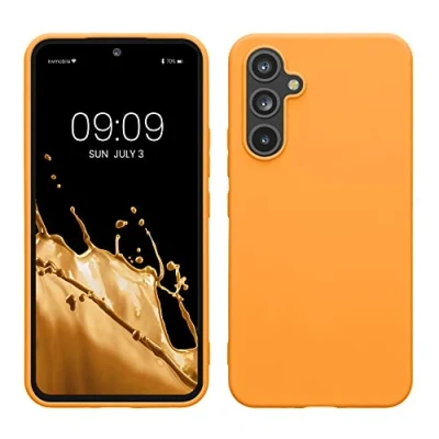 Afbeelding van kwmobile telefoonhoesje geschikt voor Samsung Galaxy A54 5G Hoesje smartphone Back cover in fruitig oranje