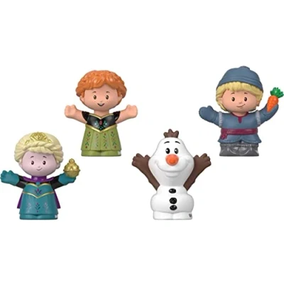 Afbeelding van Fisher Price Little People Frozen figuren, 4 stuks