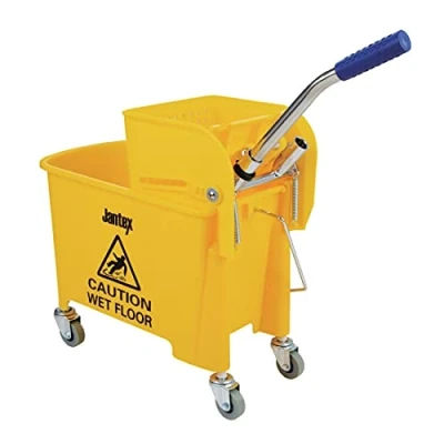 Afbeelding van Jantex Kentucky rolemmer met wringer geel 20L