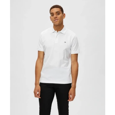 Afbeelding van Selected Homme Slhdante SS W NOOS Poloshirt, Heren, Maat: Medium, Bright white