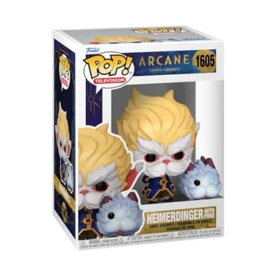 Image de Figurine Funko Pop TV Arcane Lol Heimerdinger with Poro